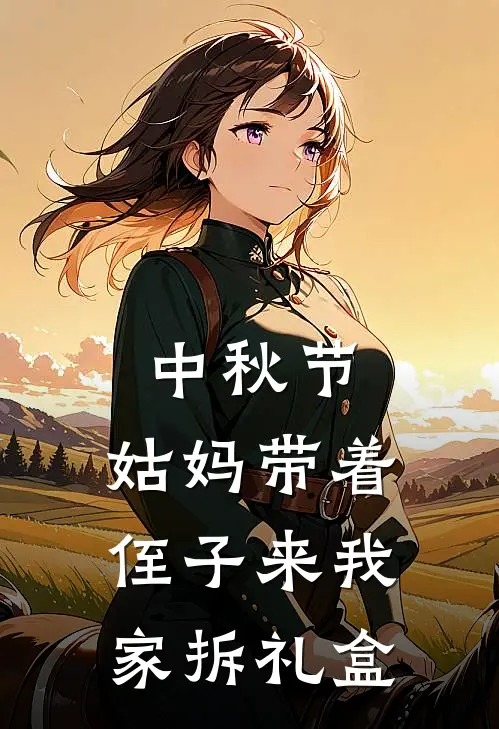 中秋节，姑妈带着侄子来我家拆礼盒