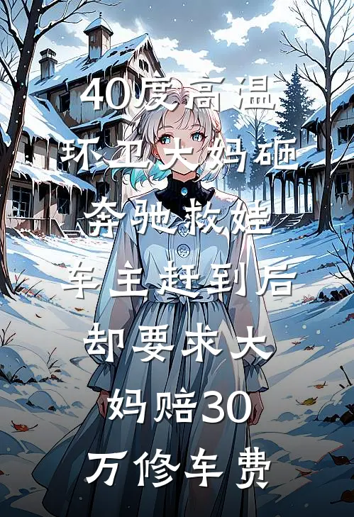 40度高温环卫大妈砸奔驰救娃，车主赶到后，却要求大妈赔30万修车费