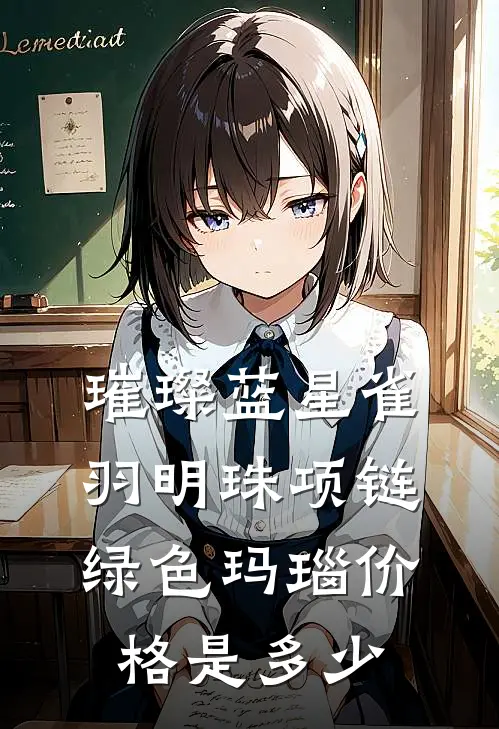 璀璨蓝星雀羽明珠项链绿色玛瑙价格是多少