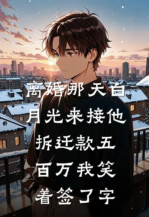 离婚那天白月光来接他，拆迁款五百万我笑着签了字(刘磊白月光)免费阅读_无弹窗全文免费阅读离婚那天白月光来接他，拆迁款五百万我笑着签了字刘磊白月光